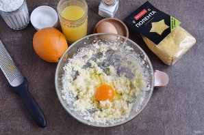 Апельсиновый кекс с полентой "Bravolli" - фото шаг 3