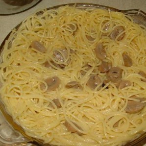 Пирог из спагетти - фото шаг 3