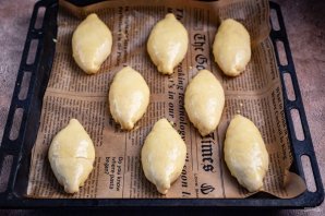 Печеные пирожки с яблоками - фото шаг 19