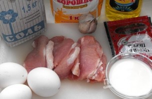 Отбивные из свинины на сковороде в кляре  - фото шаг 1