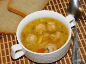 Суп с фрикадельками и чечевицей - фото шаг 6