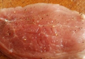 Мясо с киви в духовке - фото шаг 5
