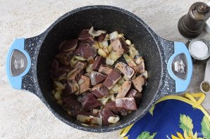 Суп-пюре из печени - фото шаг 3