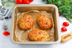 Котлеты из куриной грудки в духовке - фото шаг 9