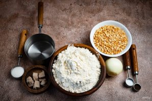 Пирожки с горохом - фото шаг 1