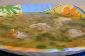 Куриный суп с кабачками - фото шаг 4