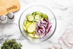 Азиатский салат из кабачка - фото шаг 5