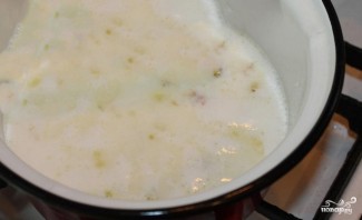 Сливочный суп с мидиями - фото шаг 2