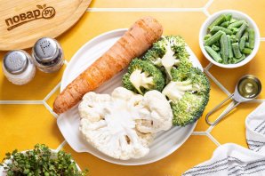 Овощи в микроволновке - фото шаг 1