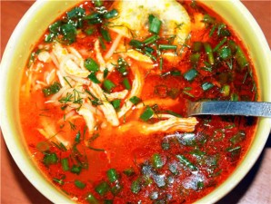 Суп из курицы с помидорами - фото шаг 6