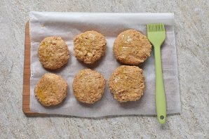 Вегетарианские котлеты для бургера - фото шаг 5