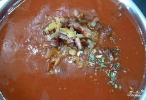 Суп из томатного сока - фото шаг 6
