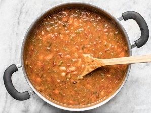 Вегетарианский суп из фасоли - фото шаг 8