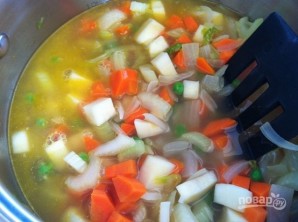 Суп из овощей с лапшой - фото шаг 3