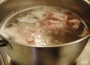 Гороховый суп с беконом - фото шаг 2