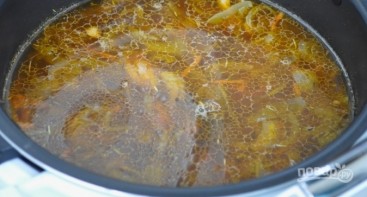 Суп из черной чечевицы с индейкой - фото шаг 7