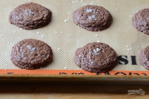 Шоколадное печенье с солью - фото шаг 4