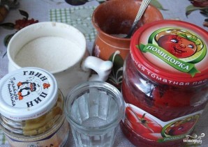 Кетчуп из томатной пасты - фото шаг 1
