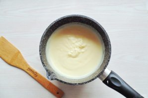 Ванильный пудинг на молоке - фото шаг 6