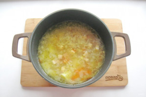 Куриный суп в казане - фото шаг 9