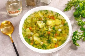 Суп с сельдереем и зеленым перцем - фото шаг 7