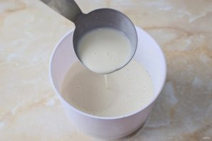 Блинчики с курицей и сыром - фото шаг 5