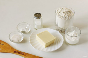 Песочное тесто на сливочном масле - фото шаг 1