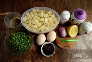 Королевский картофельный салат - фото шаг 7