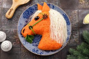 Салат "Золотая лошадь"