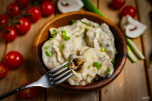 Постные вареники с грибами - фото шаг 16