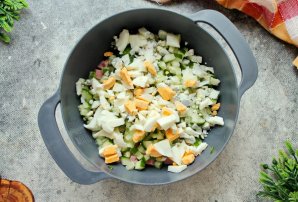 Окрошка со свеклой - фото шаг 7