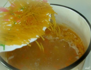 Суп с фрикадельками и макаронами - фото шаг 5