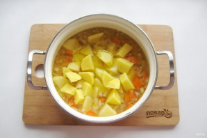 Суп из фасоли с индейкой - фото шаг 8