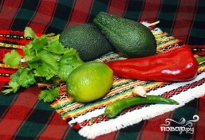 Гуакамоле из авокадо - фото шаг 1