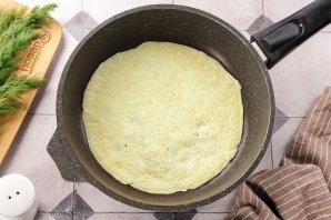 Блинчики из кабачков с курицей - фото шаг 10