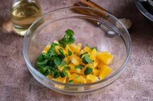 Салат с курицей и рукколой - фото шаг 7