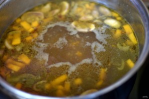 Суп с тыквой и грибами - фото шаг 5