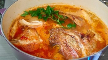 Рыбный томатный суп - фото шаг 6