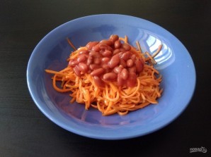 Салат "Сытный" с корейской морковью - фото шаг 2