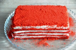 Пирожное "Красное и белое" - фото шаг 21