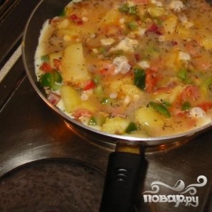 Фритатта с овощами и картофелем - фото шаг 4
