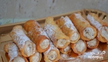 Итальянское пирожное "Канолли" - фото шаг 9