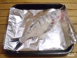 Рыба в духовке со сметаной - фото шаг 4