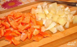 Картофель с мясом и овощами - фото шаг 5