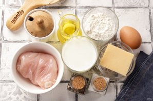 Блинчики с курицей - фото шаг 1