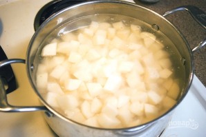 Картофельный суп с брокколи и ветчиной - фото шаг 2