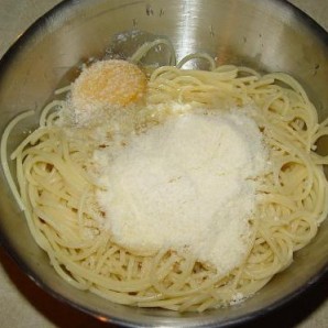 Пирог из спагетти - фото шаг 2