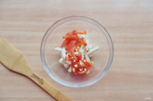 Адыгейский салат с баклажанами - фото шаг 7