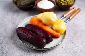 Салат винегрет с майонезом - фото шаг 2