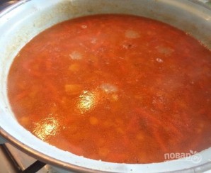 Томатный суп с чечевицей - фото шаг 6